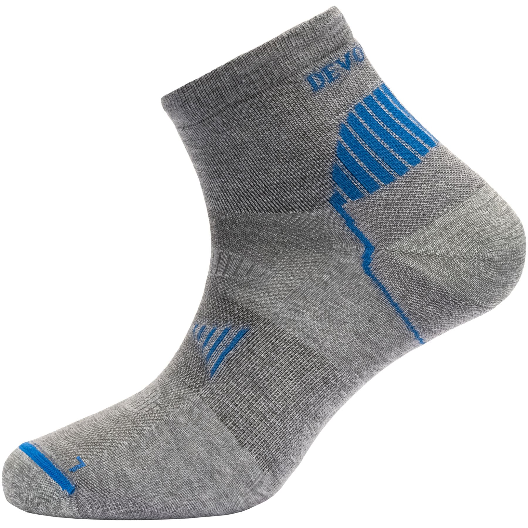 Produktbild von Devold Running Merino Socken knöchelhoch - 770A Grey Melange
