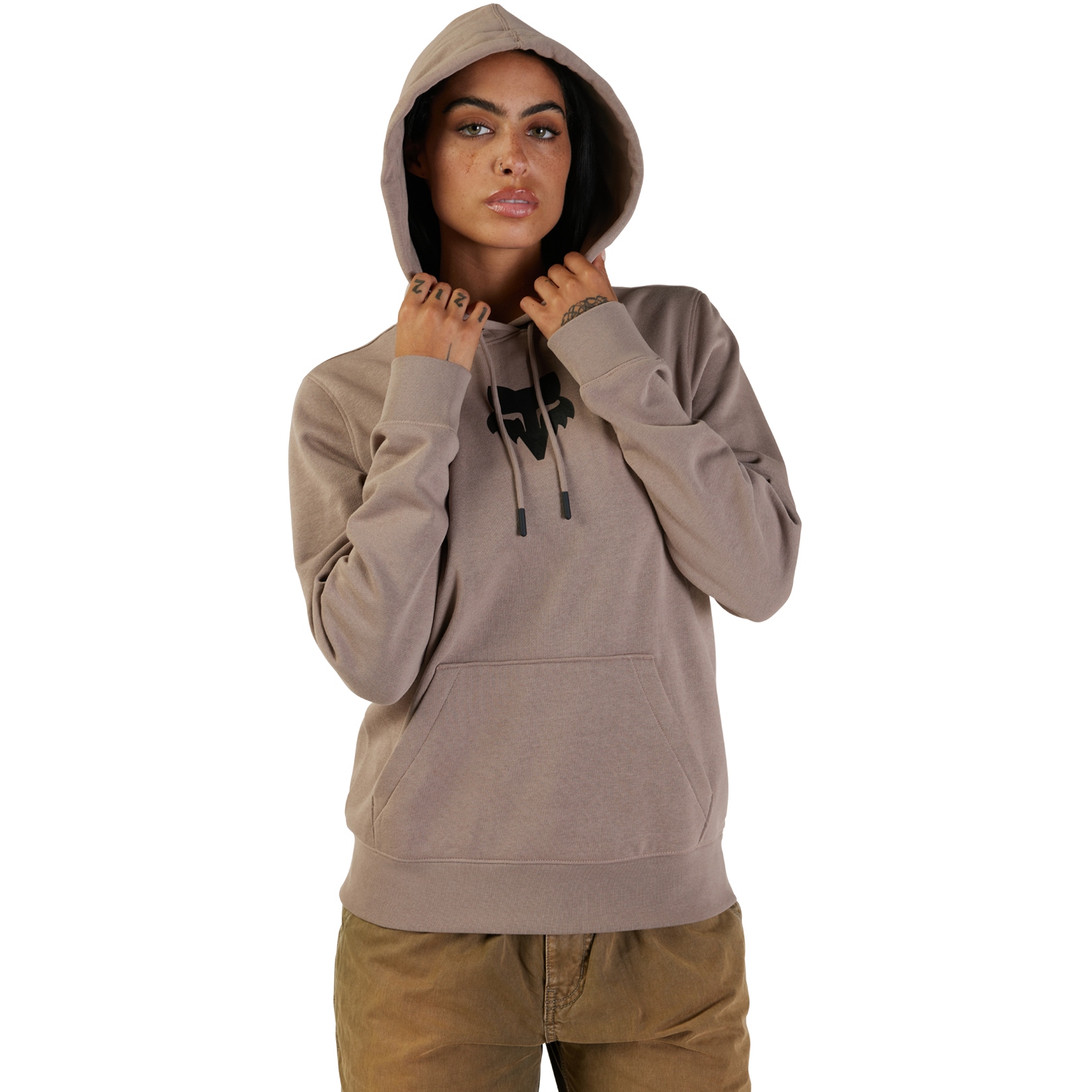 Fox sherpa lined outlet hoodie