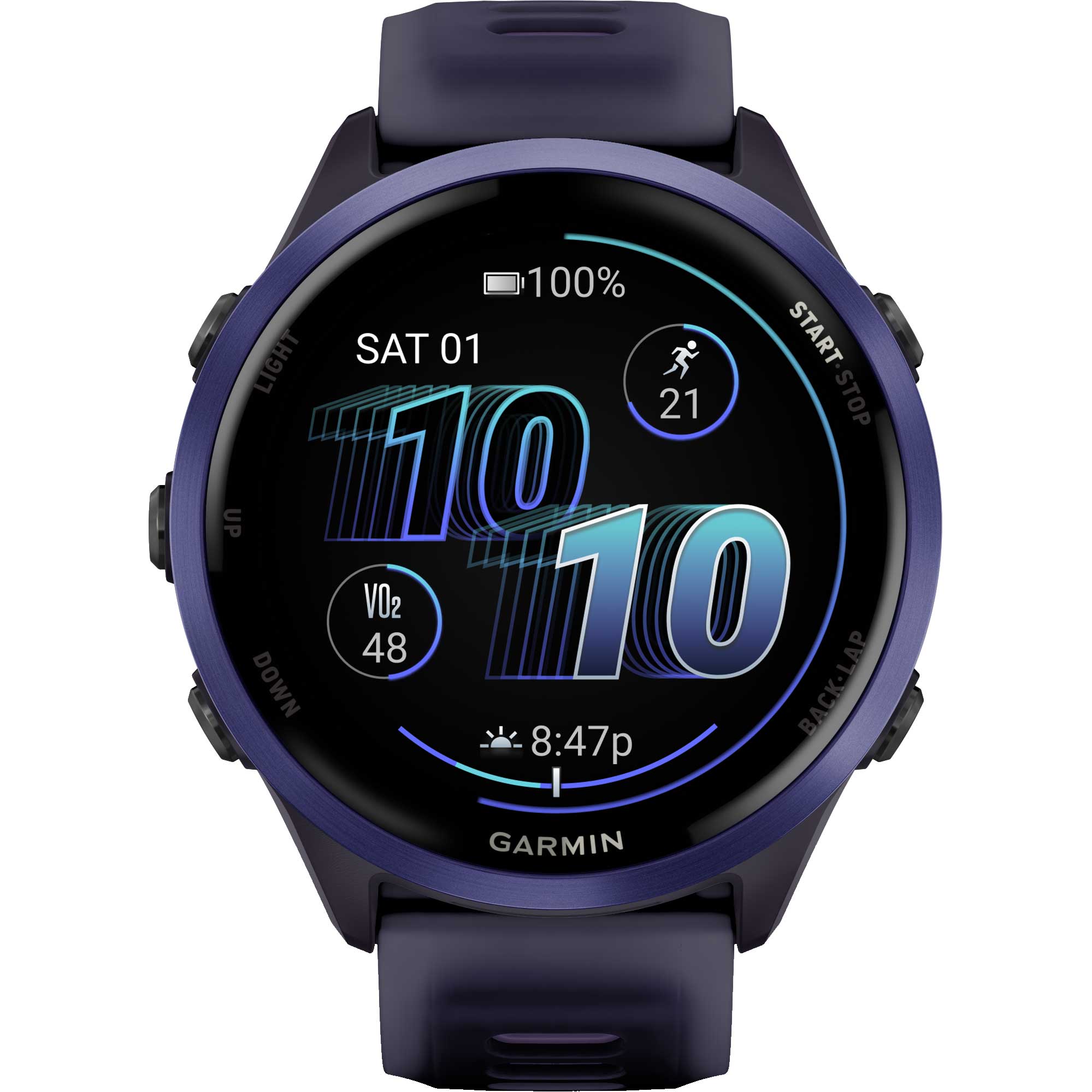 その他 Garmin 570 Garmin Forerunner 570 GPS Smartwatch - 47mm - Imperial Purple