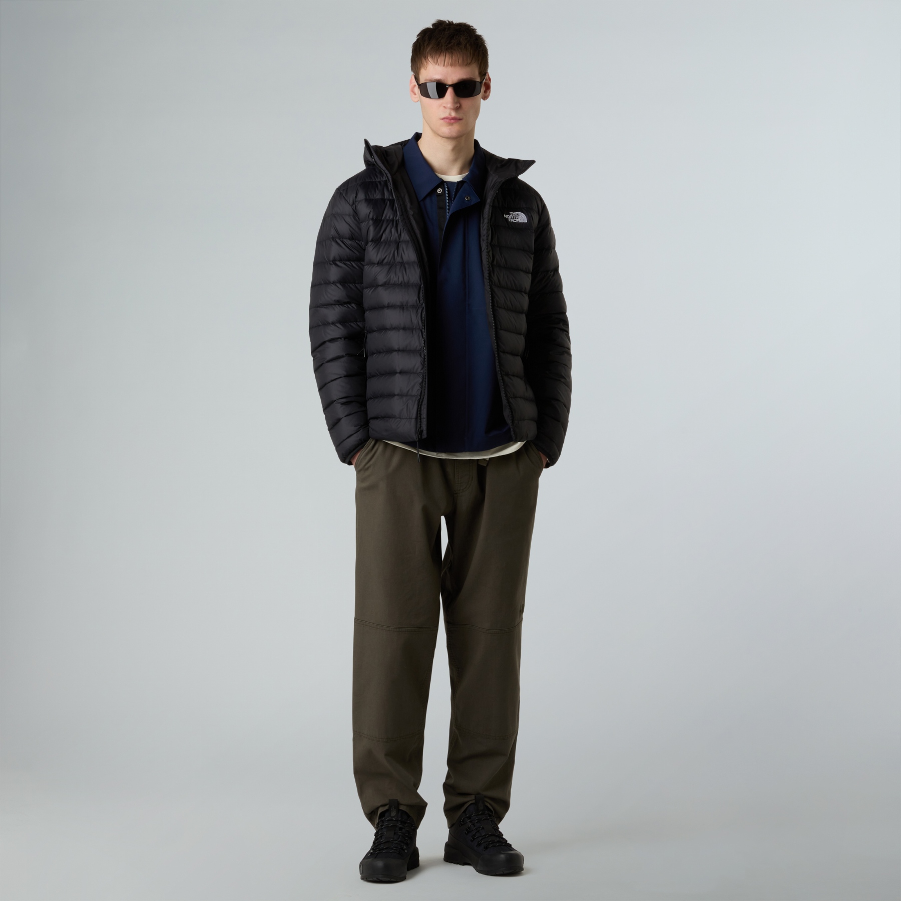 The North Face Classic Down Hooded Jacket Men - TNF Black | BIKE24