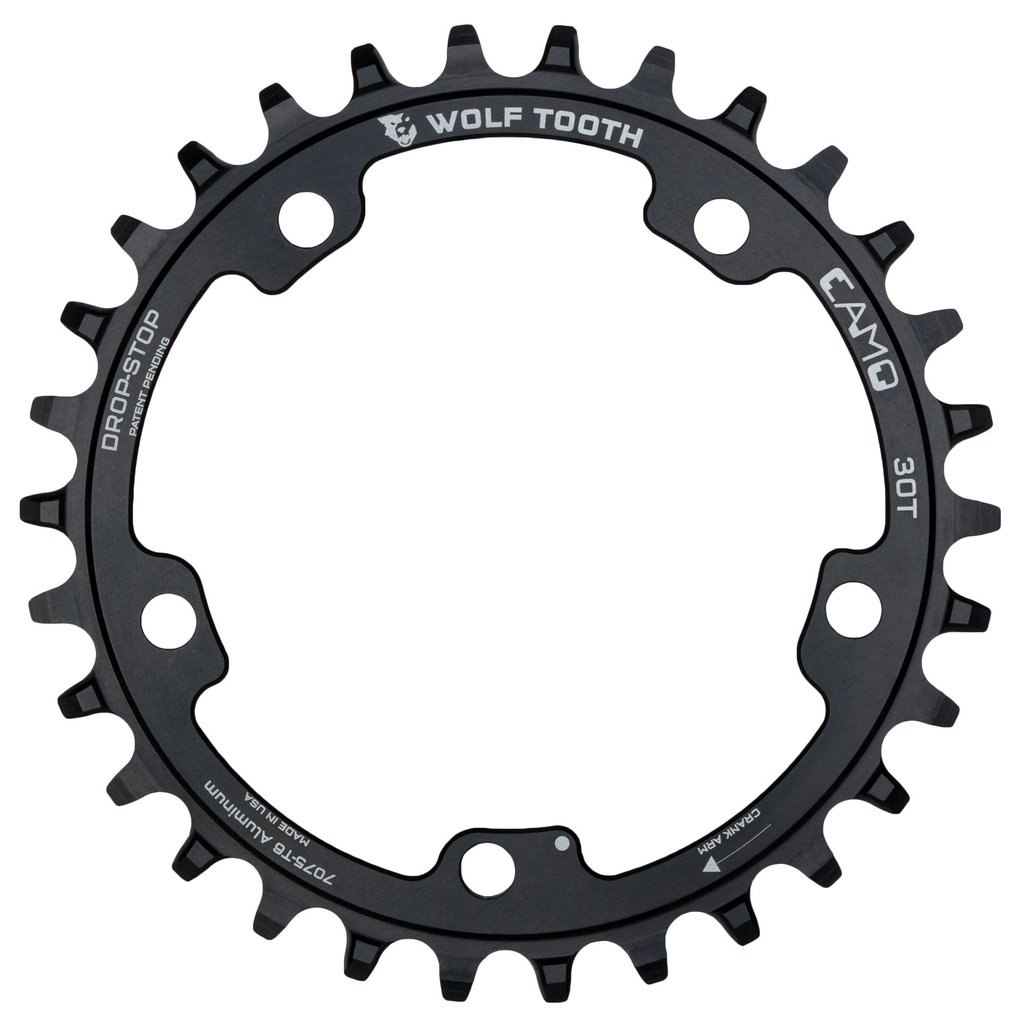 Picture of Wolf Tooth Camo Single Chainring for Camo Spider - Drop Stop - black
