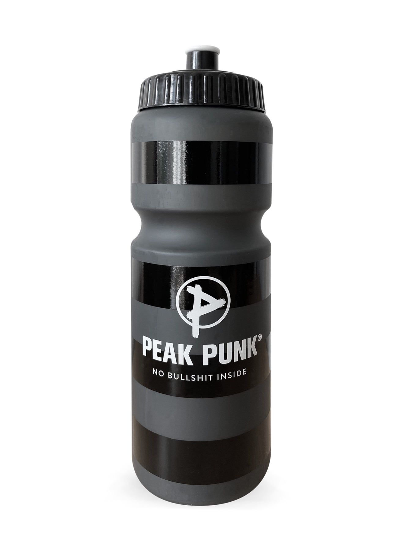 Produktbild von Peak Punk Biobased Sportflasche 750ml - Klar schwarz