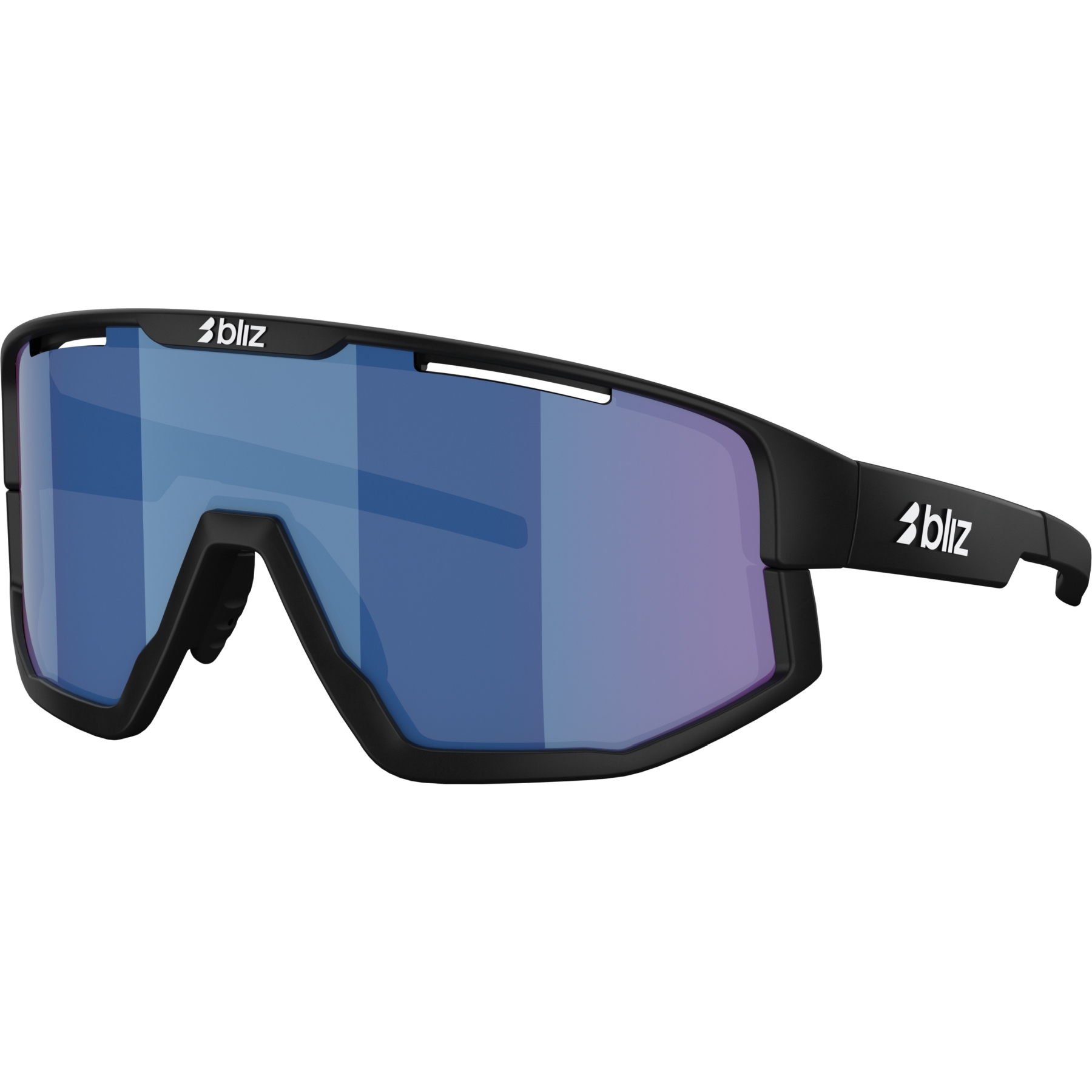 Bliz Fusion Glasses - Matt Black - Smoke Blue Multi | BIKE24