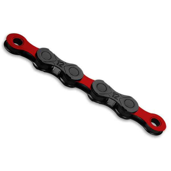 Picture of KMC DLC 12 Chain - 12-speed - black/red