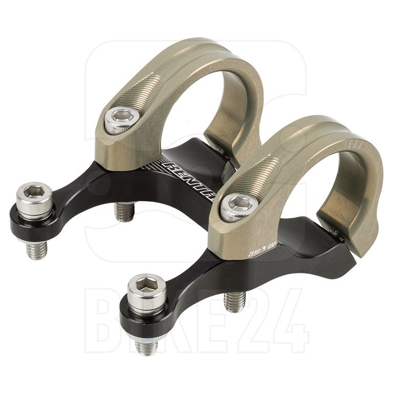 Renthal Integra II 35 Direct Mount Stem - 45mm - 10mm Rise - gold/black