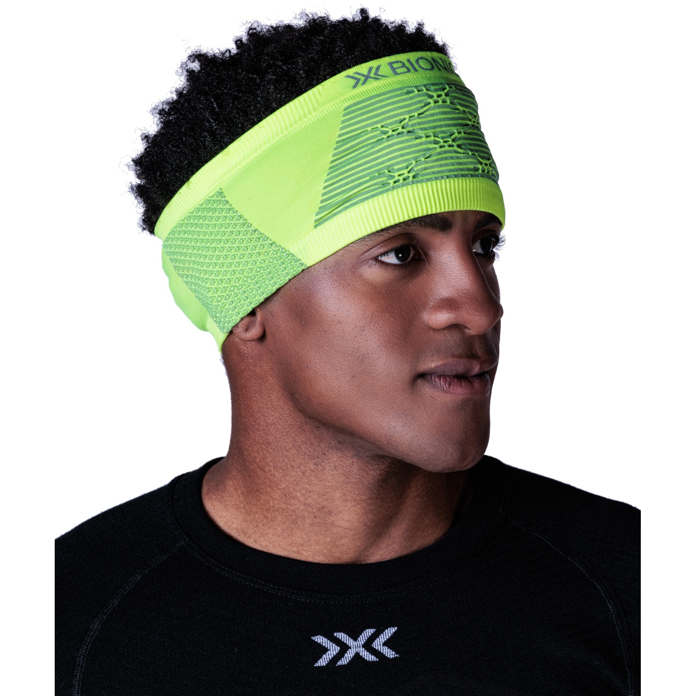 その他 headband X-Bionic Headband - hi vis yellow/grey | BIKE24