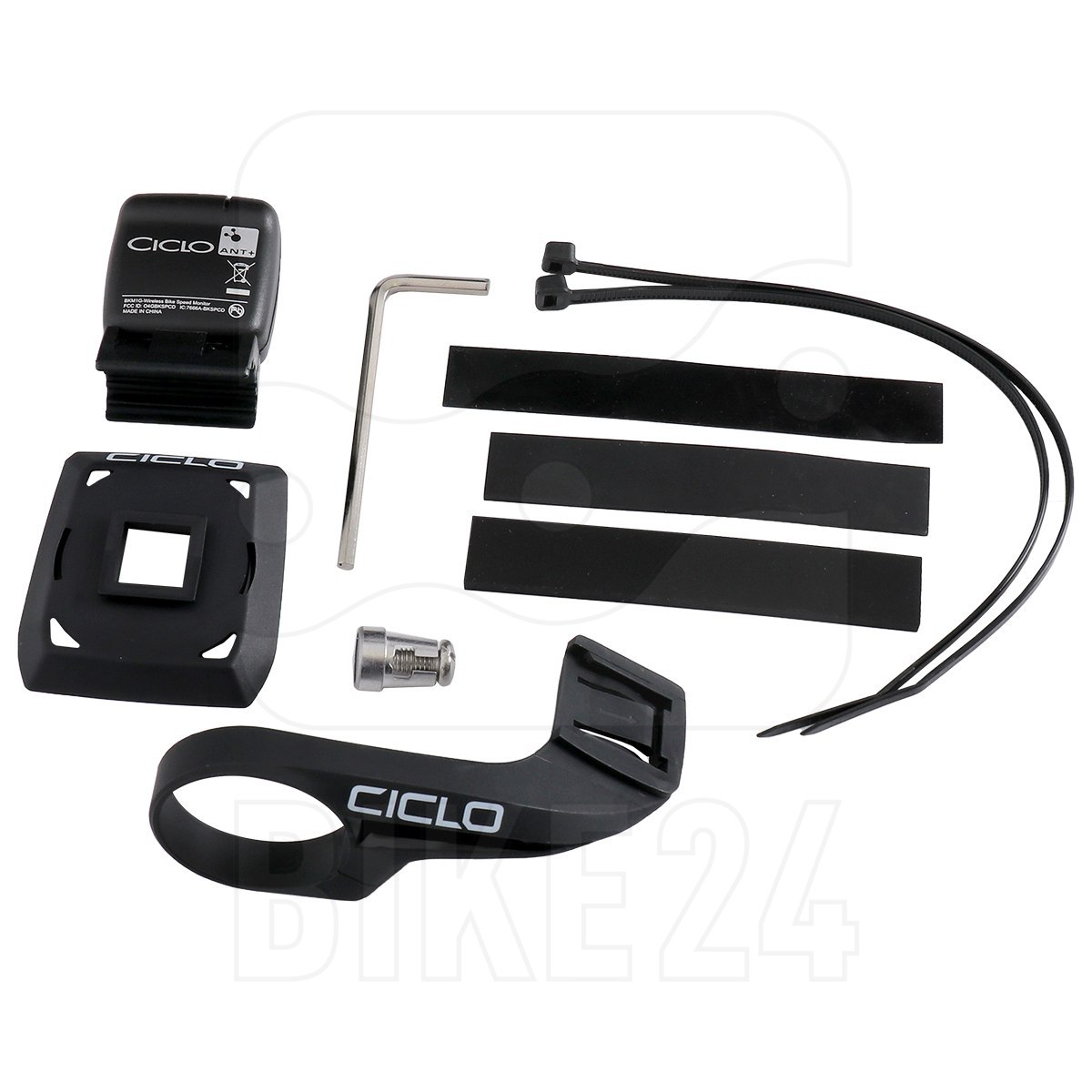 Productfoto van Ciclosport QMS Handlebar bracket / Speed sensor Set for HAC 1.x 11302401