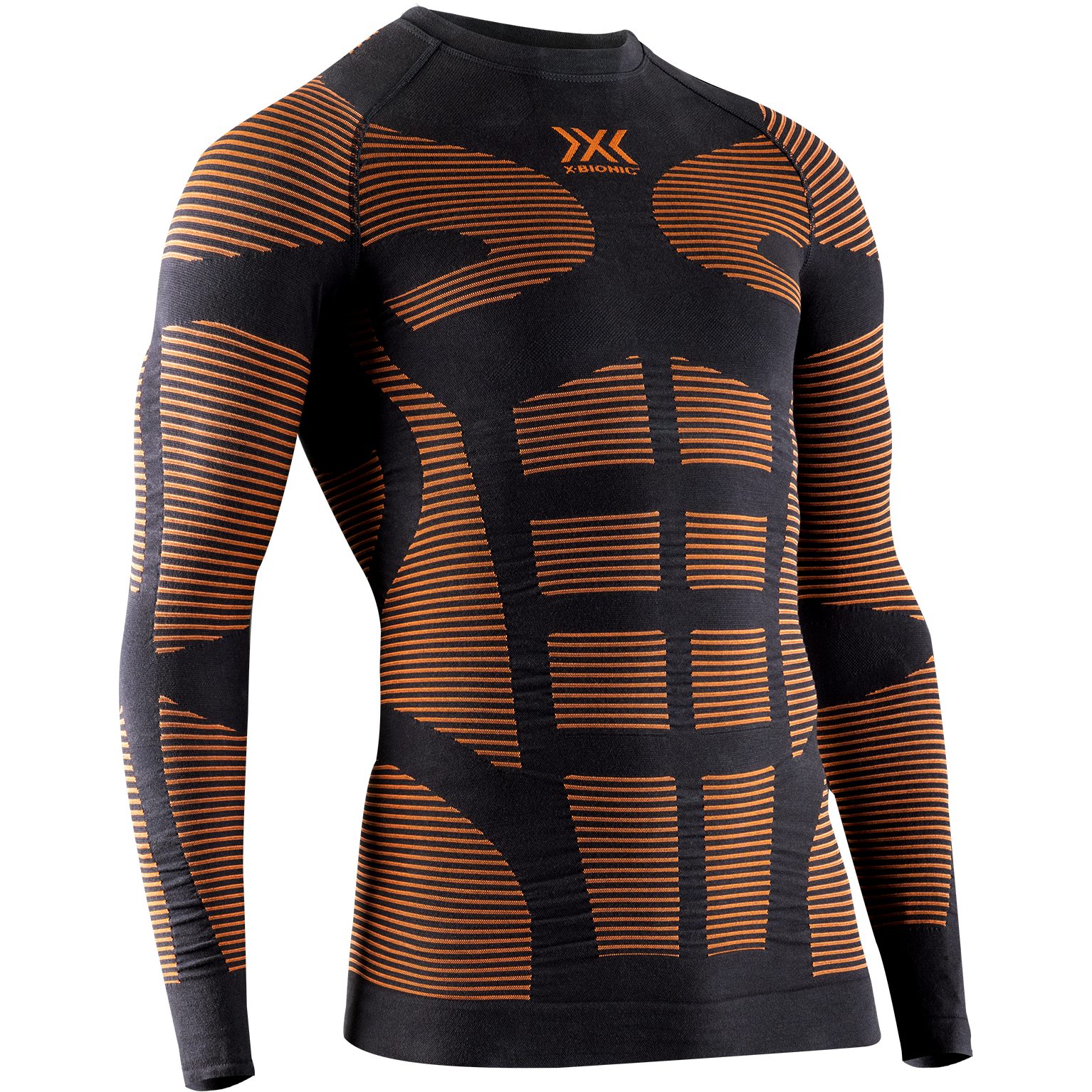 Productfoto van X-Bionic Effektor 4.0 Precuperation Shirt met lange mouwen Heren - black/orange