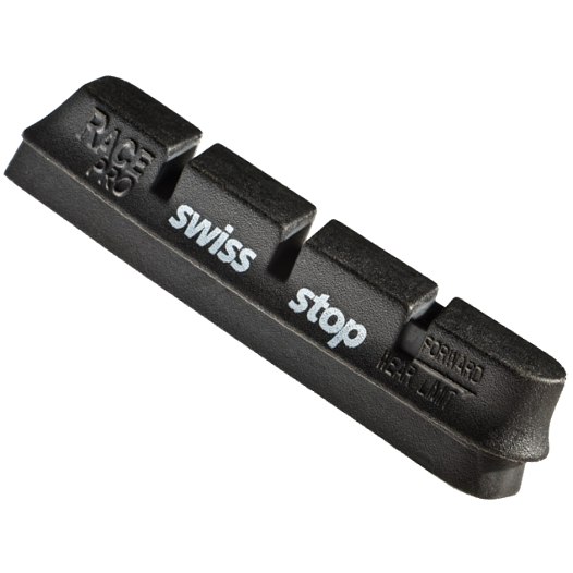 Patins de rechange SwissStop FlashPro pour jantes carbone Shimano Blac