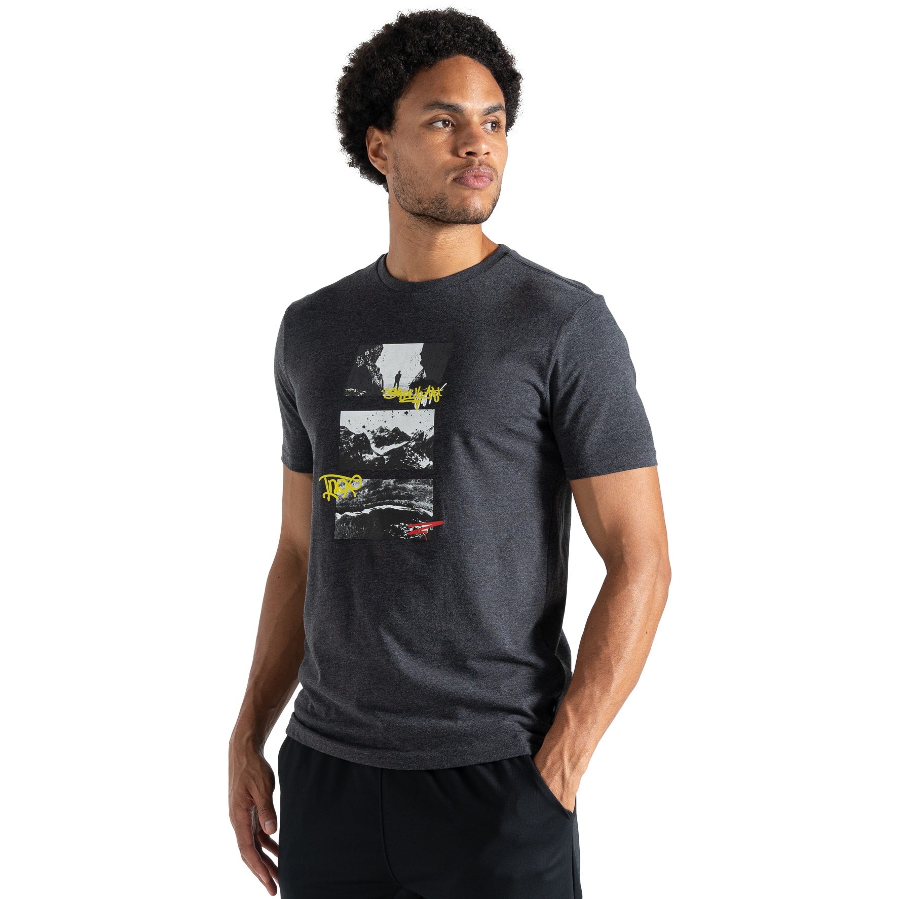 Picture of Dare 2b Movement II Tee Men - R39 Charcoal Grey Marl