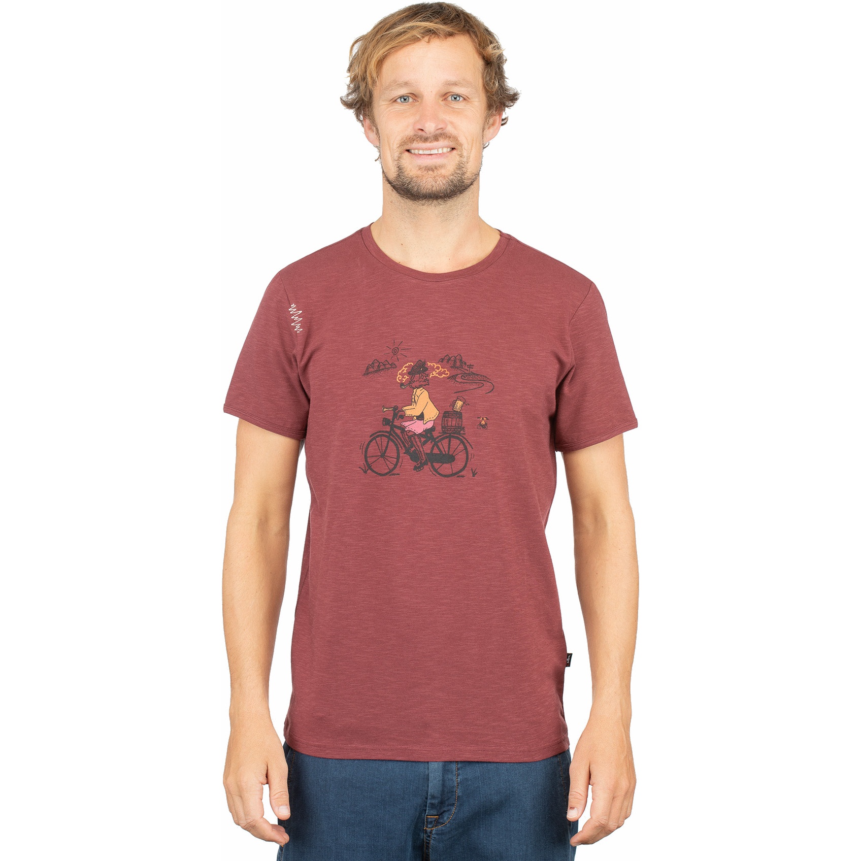 Produktbild von Chillaz Tyrolean Trip T-Shirt Herren - dark red