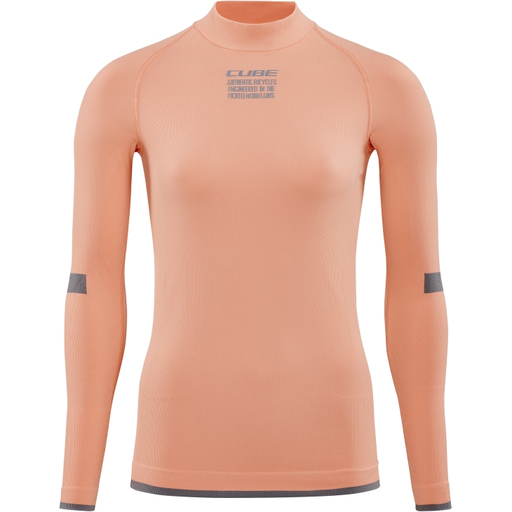 Produktbild von CUBE Race Be Warm Langarm-Funktionsunterhemd Damen - coral