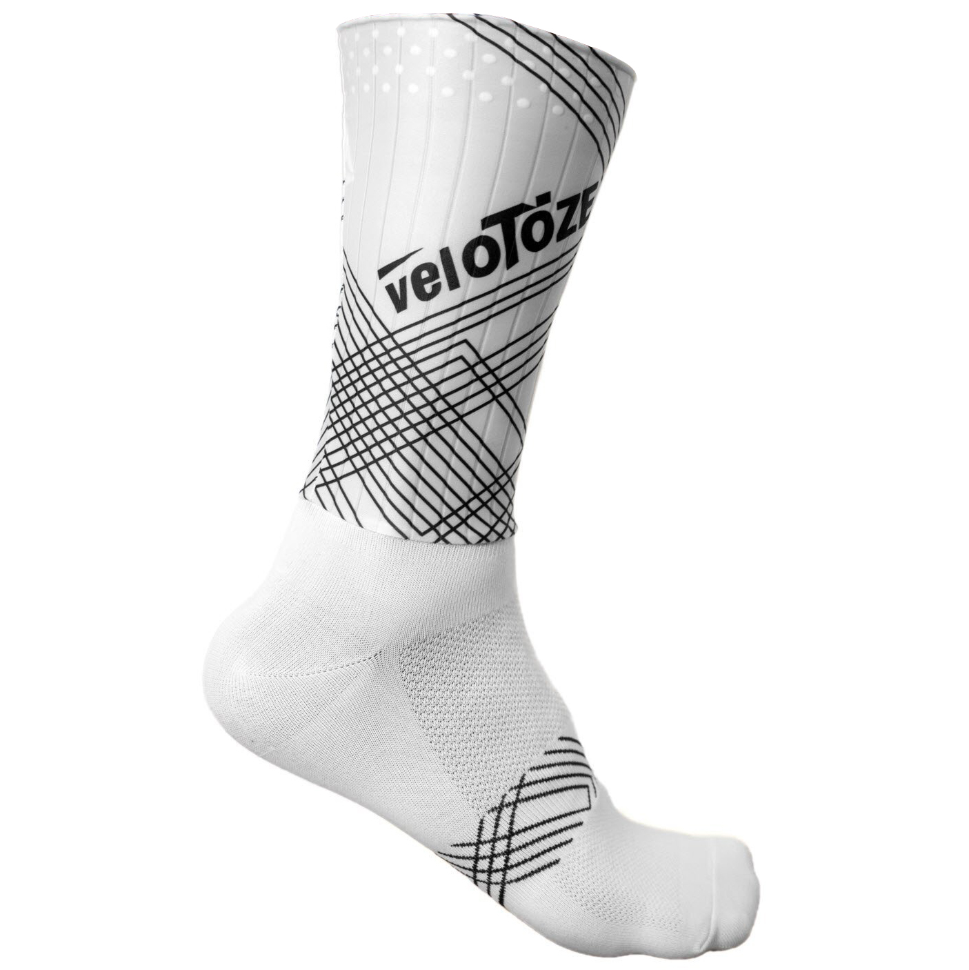 Produktbild von veloToze Aero Socken - weiß