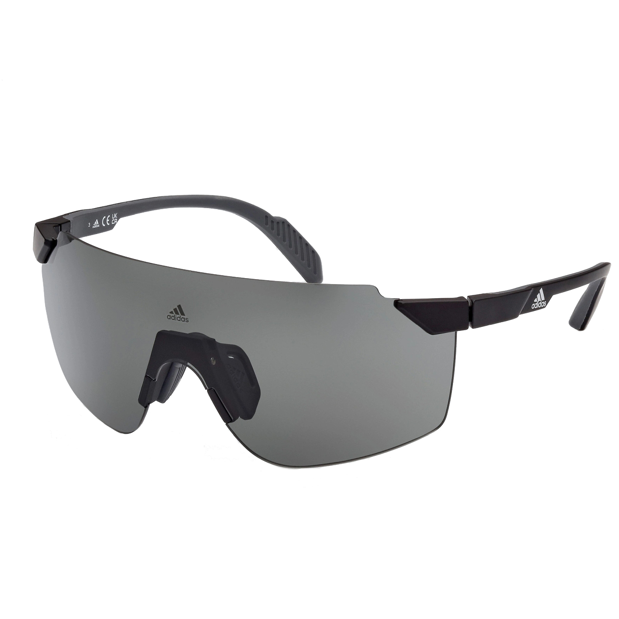 Picture of adidas Prfm Shield Ultra-Lite SP0056 Sport Sunglasses - Matte Black / Polar Smoke