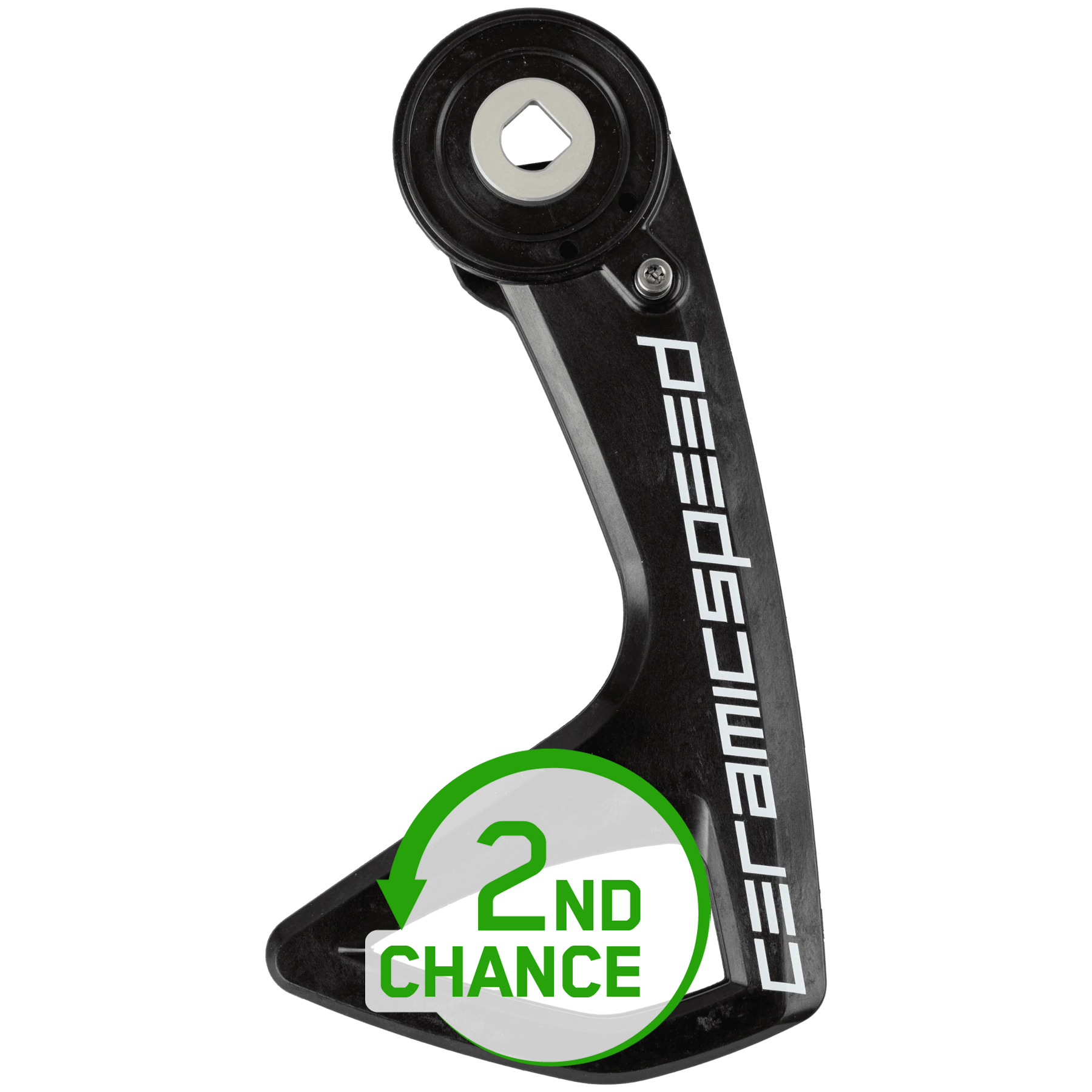 Каркас заднего переключателя CeramicSpeed - OSPW RS | для SRAM КРАСНЫЙ/Force AXS - черный | Team Edition - 2-й вариант