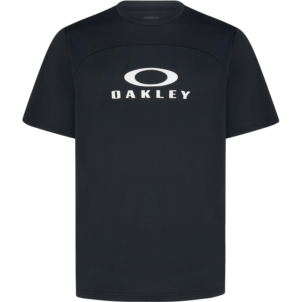 Productfoto van Oakley Free Ride RC Shirt met Korte Mouwen Heren - Blackout