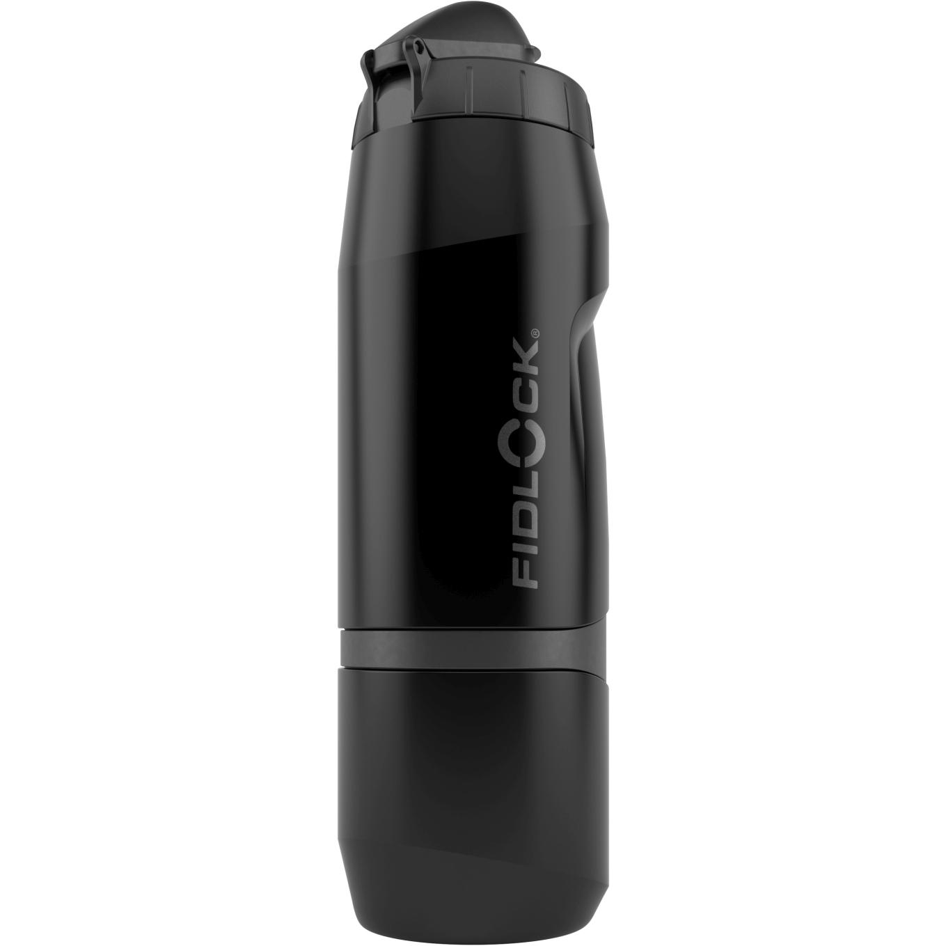 Produktbild von Fidlock TWIST Single Flasche 800ml + Belt-only Connector - schwarz
