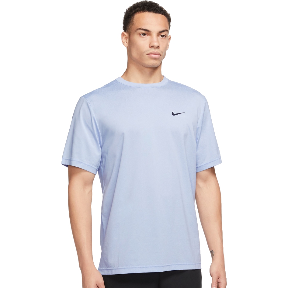 Picture of Nike Dri-FIT UV Hyverse Men&#039;s Short-Sleeve Fitness Top - cobalt bliss/htr/black DV9839-479