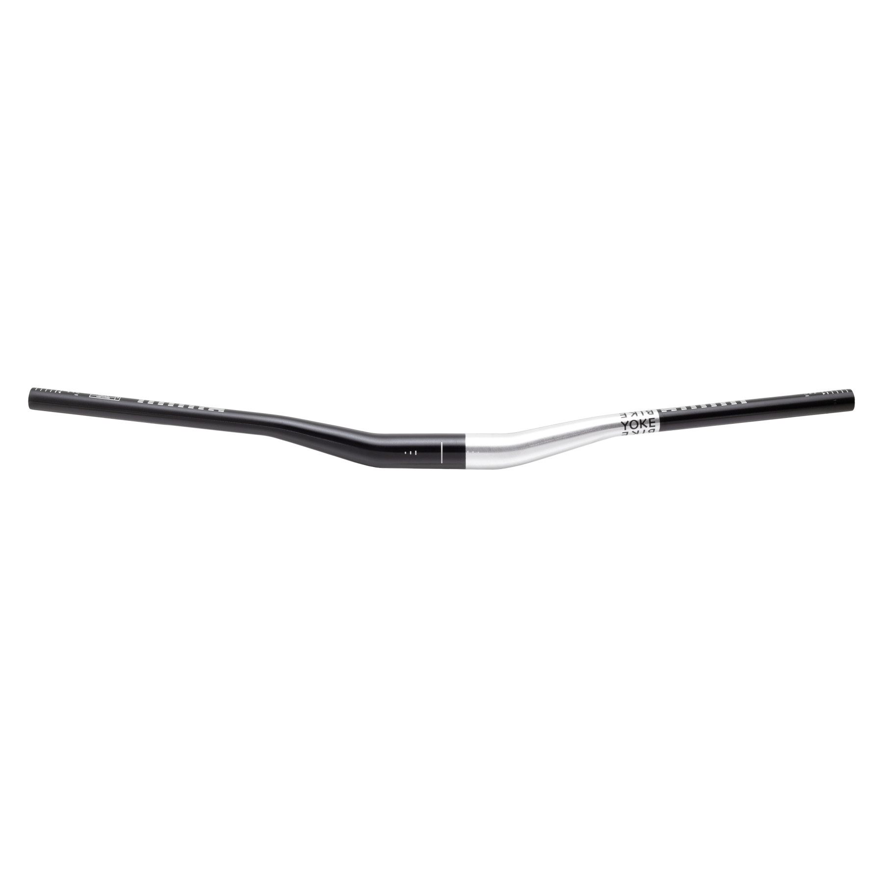 Produktbild von BikeYoke Barmate Al-7050 MTB Lenker - 60mm Stack - Dual - Black / Silver Anodized