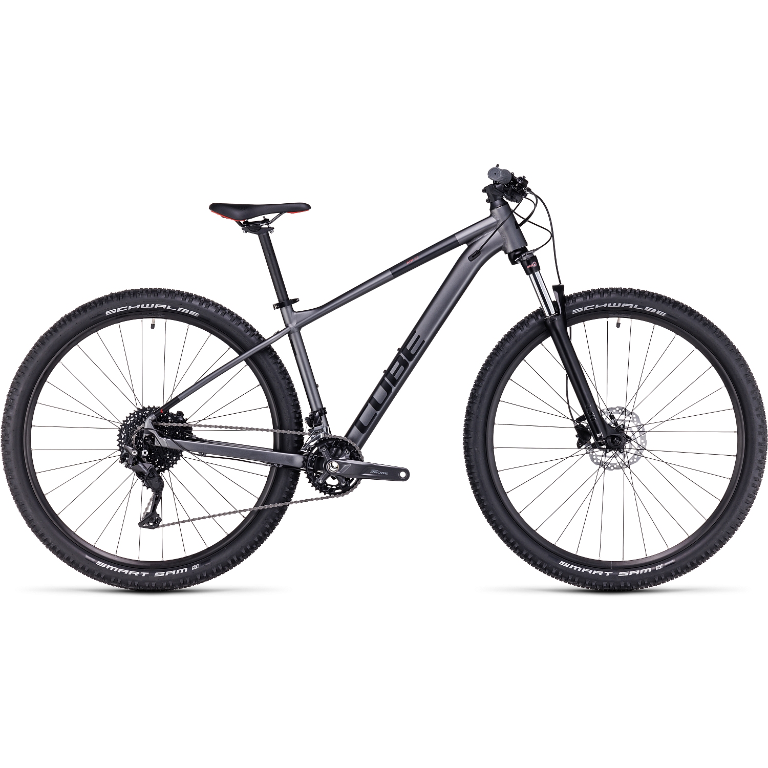 Picture of CUBE AIM EX - Mountainbike - 2023 - grey / red