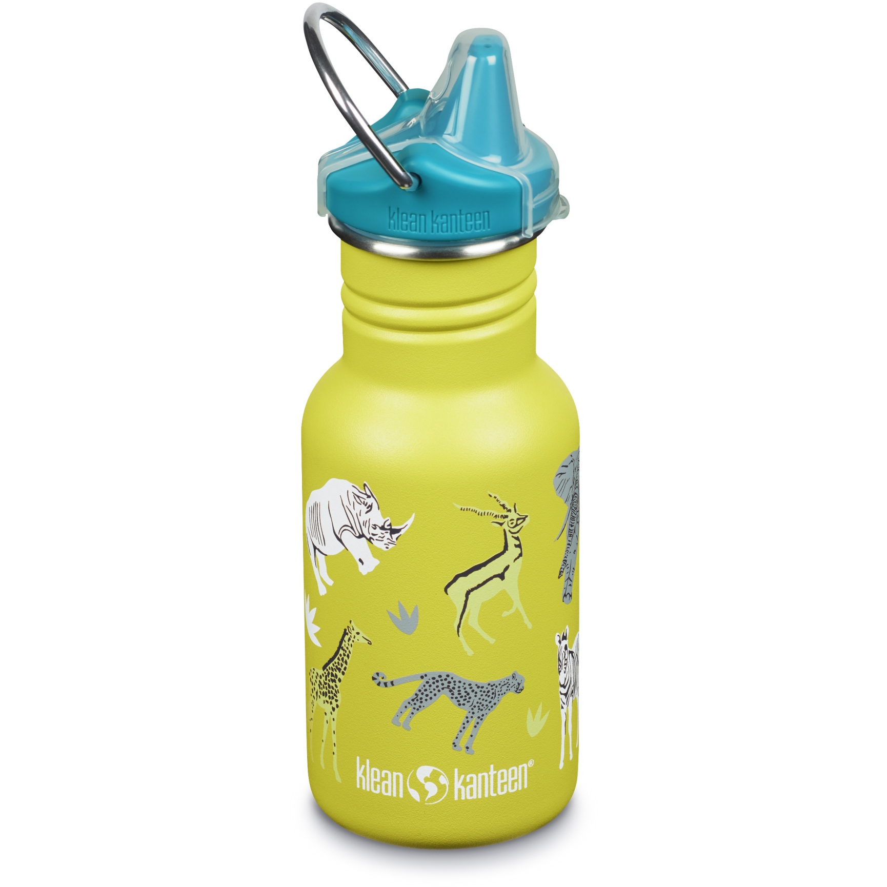 Produktbild von Klean Kanteen Kid Classic Trinkflasche + Sippy Cap - 355 ml - safari