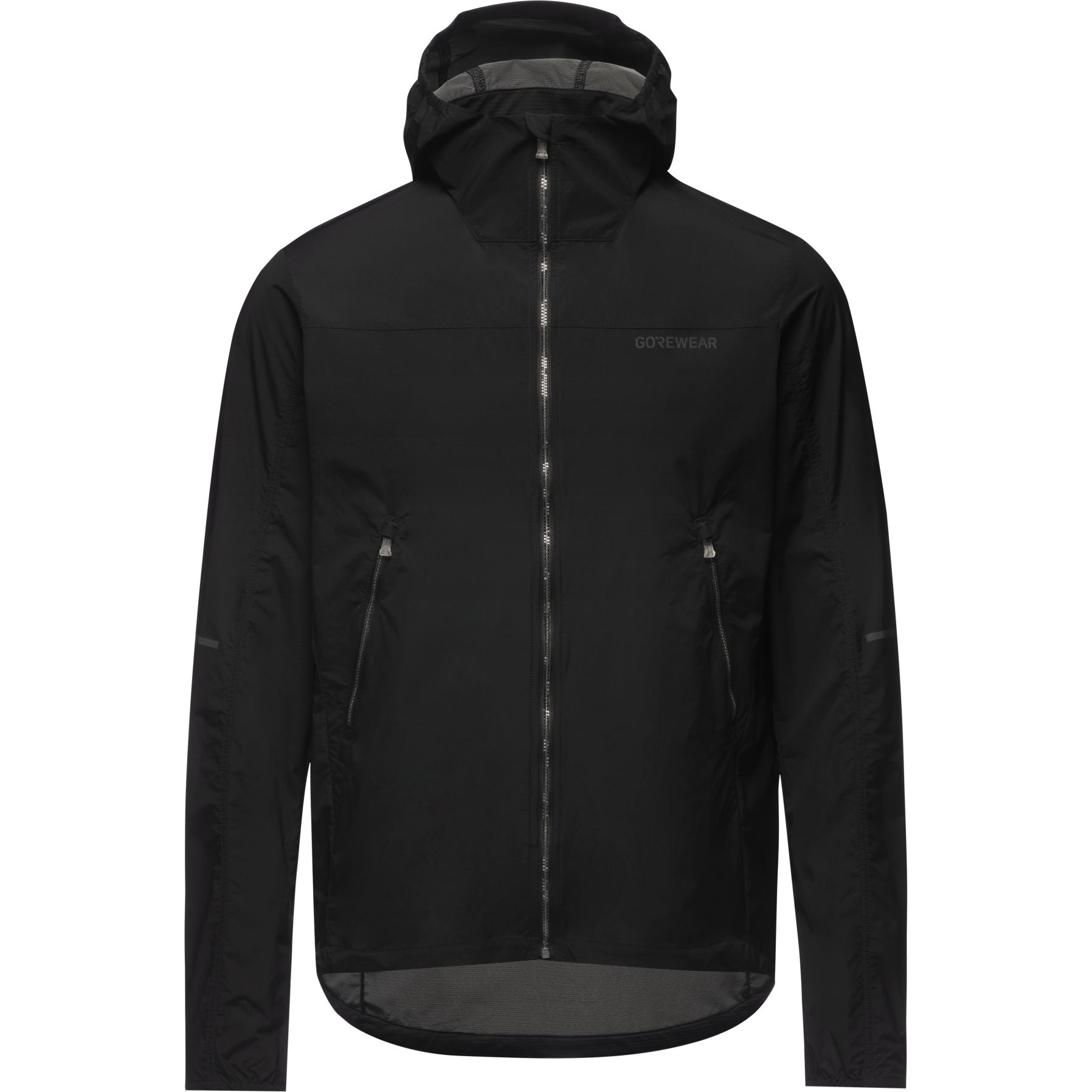Мужская ветровка с капюшоном GOREWEAR Fernflow - черный 9900