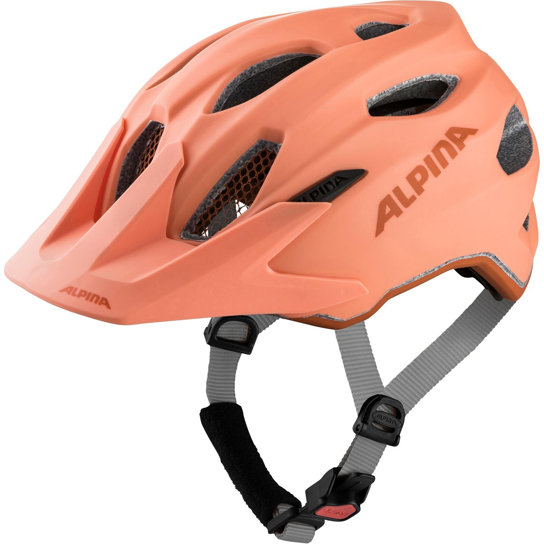 Picture of Alpina Carapax JR. Kids Helmet - peach matt