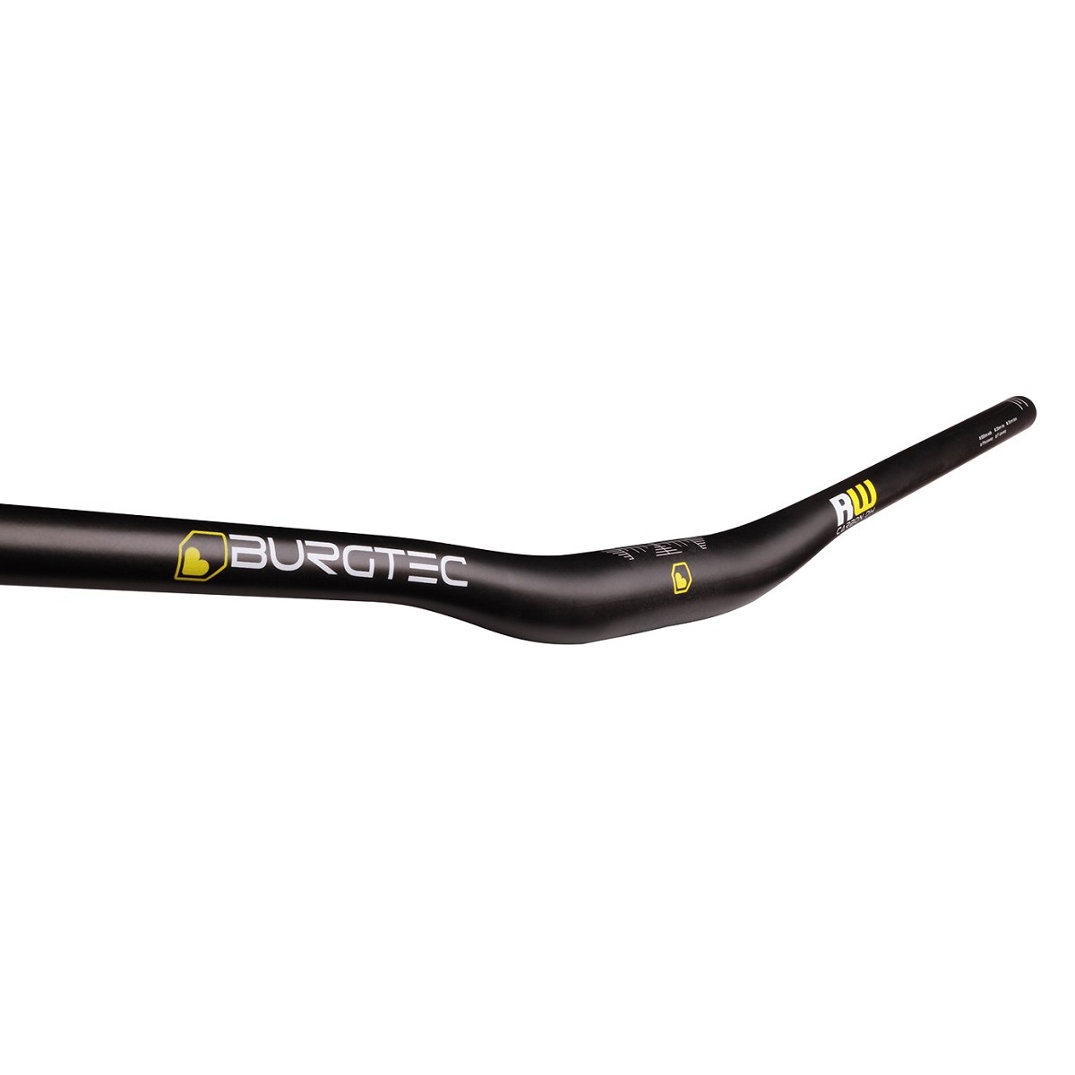 Burgtec RideWide ハンドルバー　DH カーボン　800㎜ Burgtec RideWide DH Carbon 35.0 MTB-Handlebar - 800mm - 30mm Rise