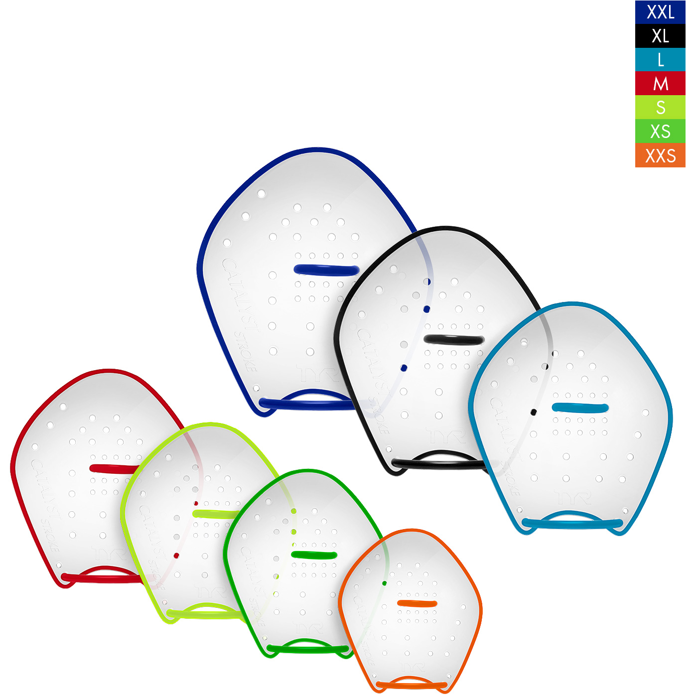 Tyron Paddles Palette Da Nuoto Per Allenamento, Aiutano A Migliorare Forza E Tecnica, Leggere E Comode, Adatte A Tutti I Livelli