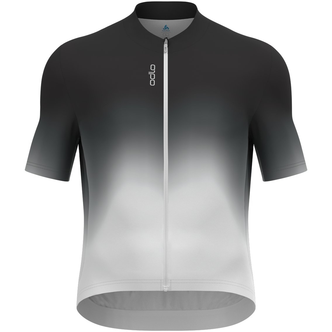 Picture of Odlo Zeroweight Chill-Tec Print Short Sleeve Cycling Jersey Men - black