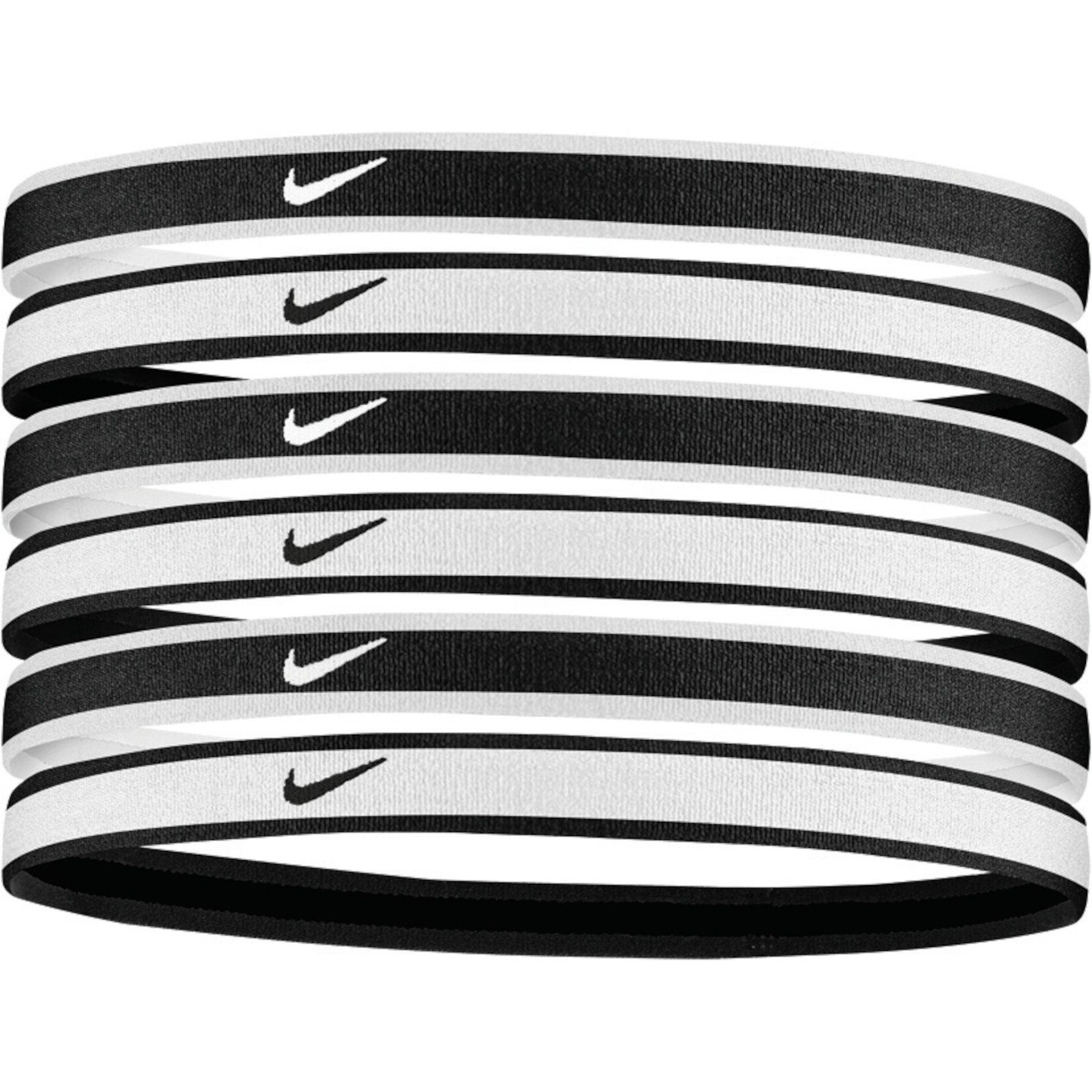 Productfoto van Nike Swoosh Sport Haarband 2.0 - 6 Stuk - white/black/white 176