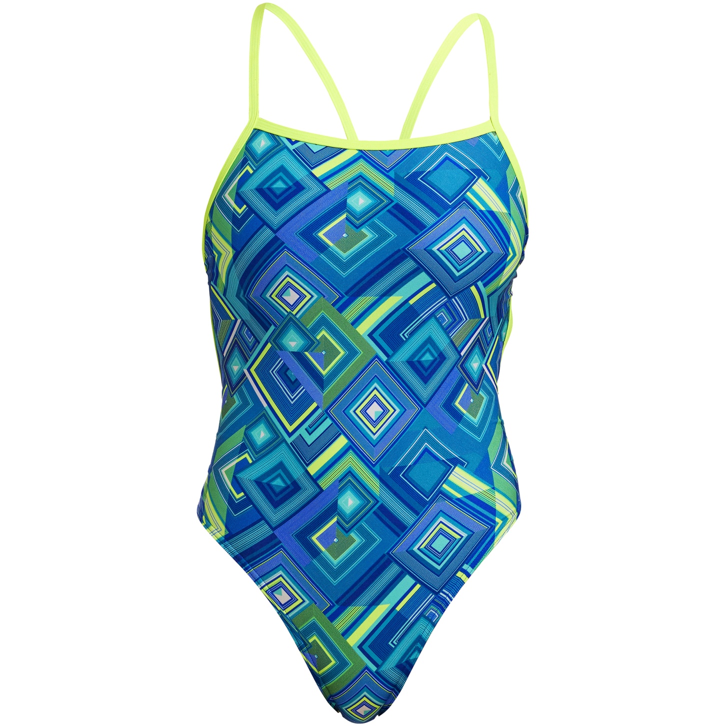 Produktbild von Funkita Single Strength Eco Badeanzug Damen - Help Me Rhombus