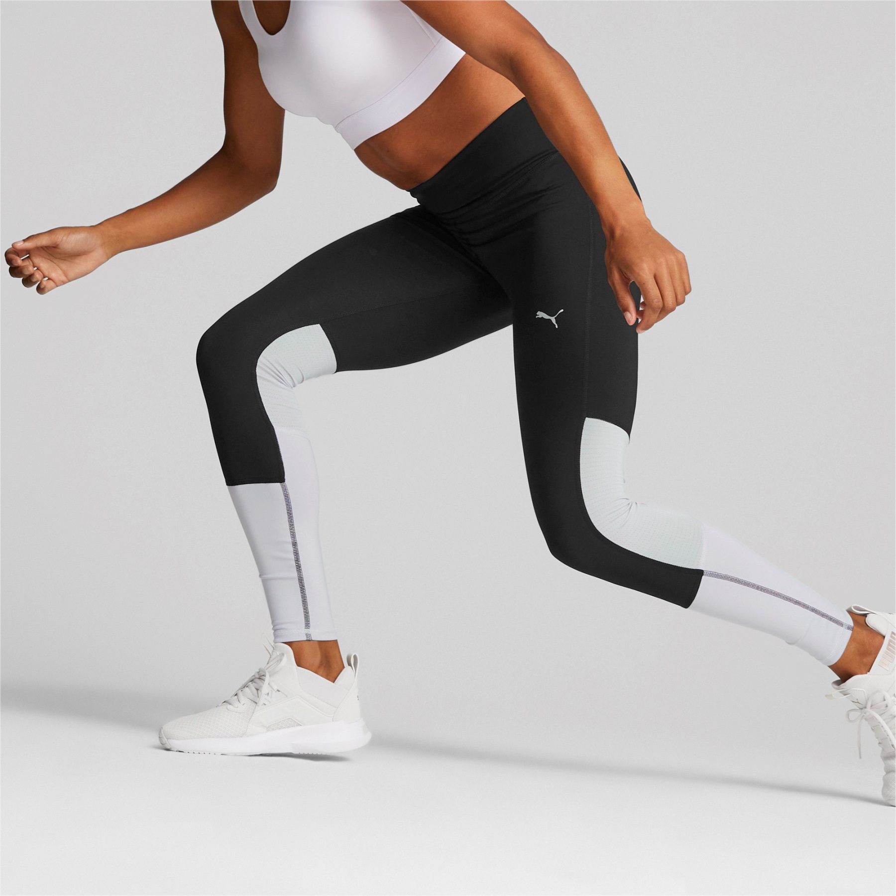 Leggings de running largos y de tiro estándar Run Favourite Mujer PUMA  Black