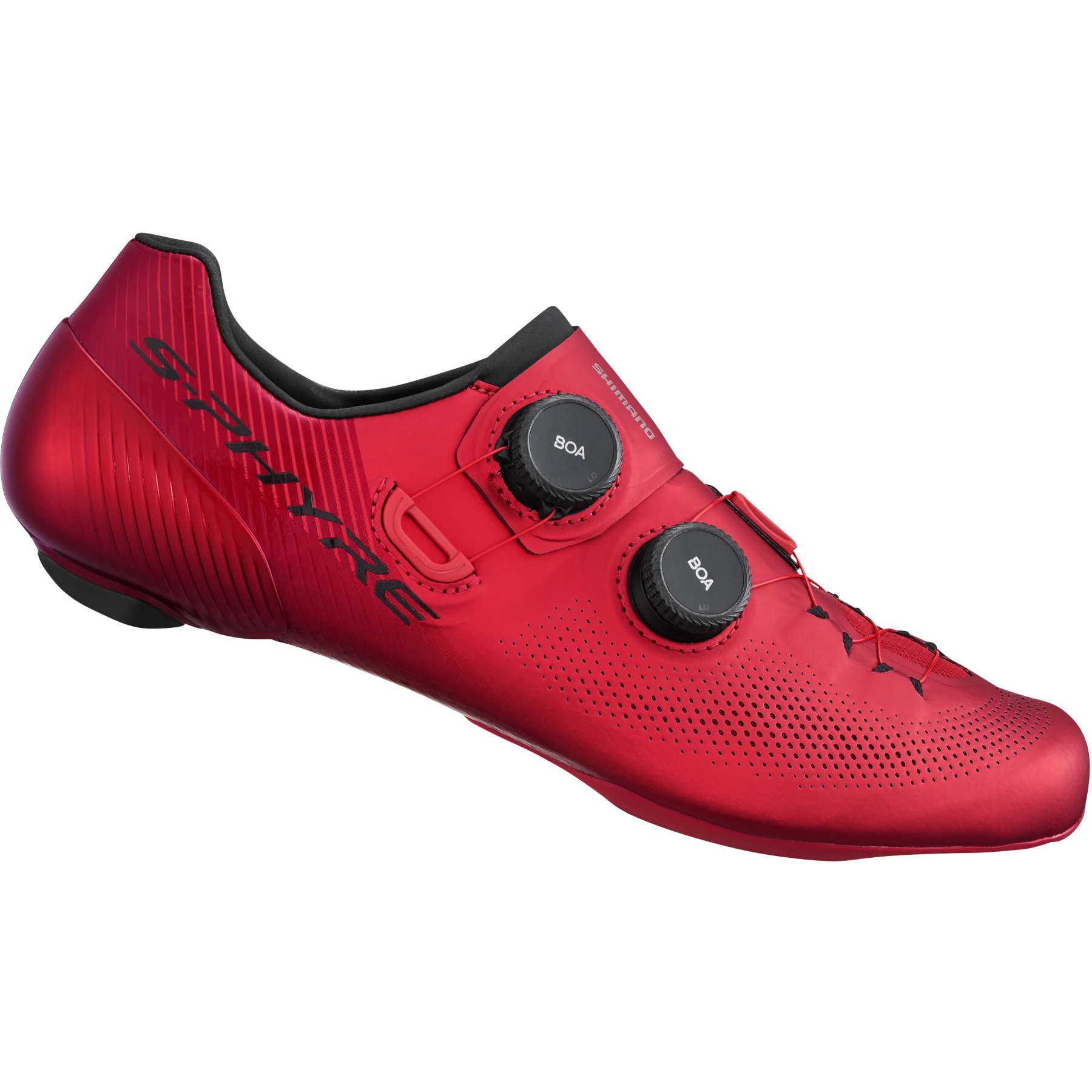 Image of Shimano S-Phyre SH-RC903 Wide Road Shoes - red