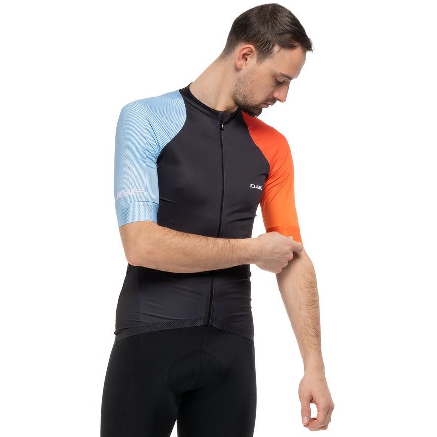 Produktbild von CUBE Road/XC Teamline Kurzarmtrikot Herren - schwarz