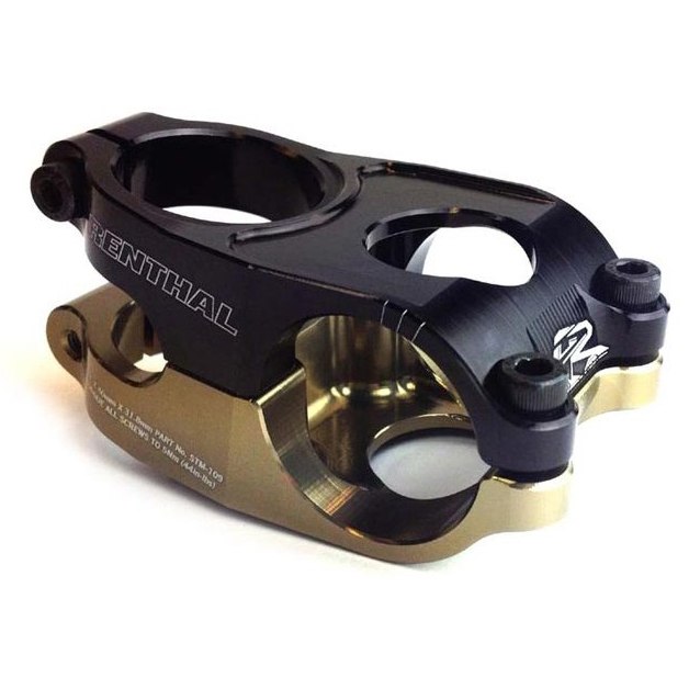 Picture of Renthal Duo 31.8mm, 10° Stem - gold/black