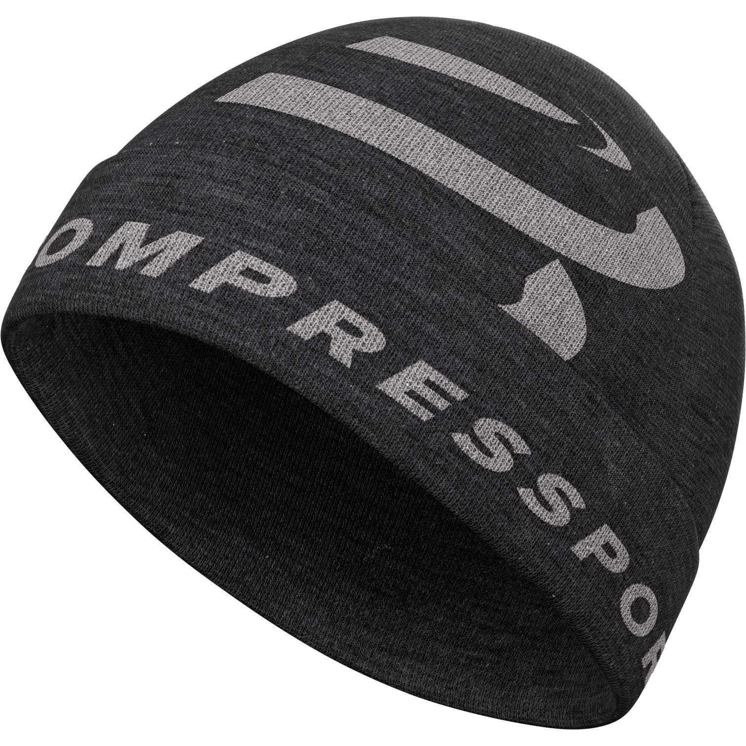 Produktbild von Compressport Casual Mütze - asphalte black