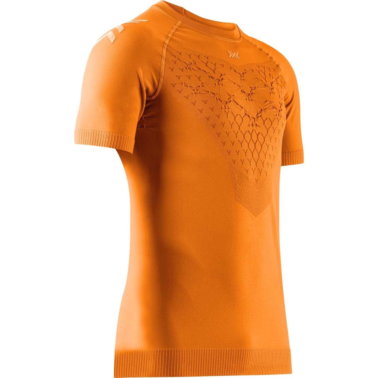 Produktbild von X-Bionic Twyce Laufshirt Herren - blazing orange/arctic white