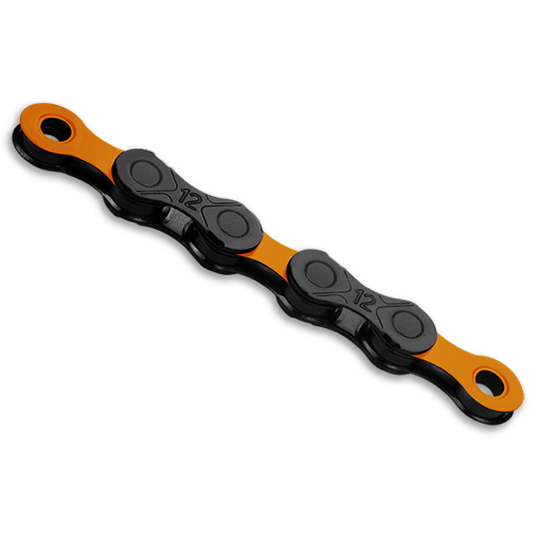 Picture of KMC DLC 12 Chain - 12-speed - black/orange