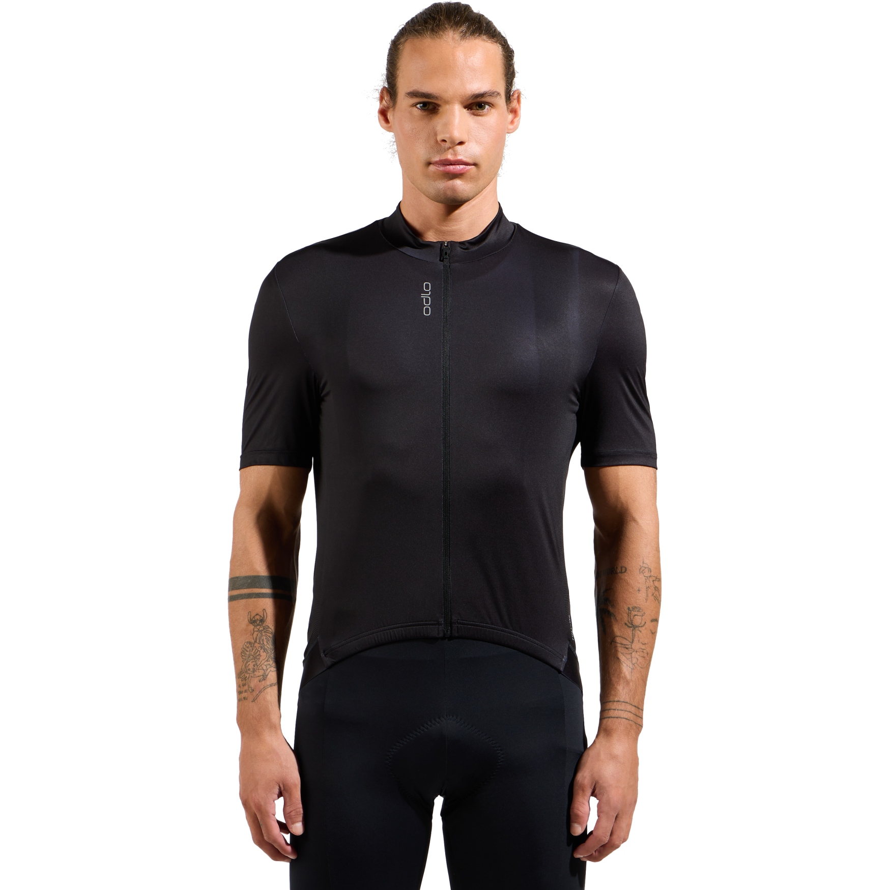Picture of Odlo Zeroweight Chill-Tec Short Sleeve Cycling Jersey Men - black