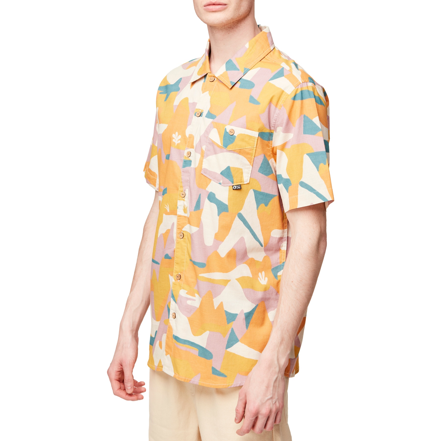 Picture of Picture Mataikona Short Sleeve Shirt Men - Art LM02 Print