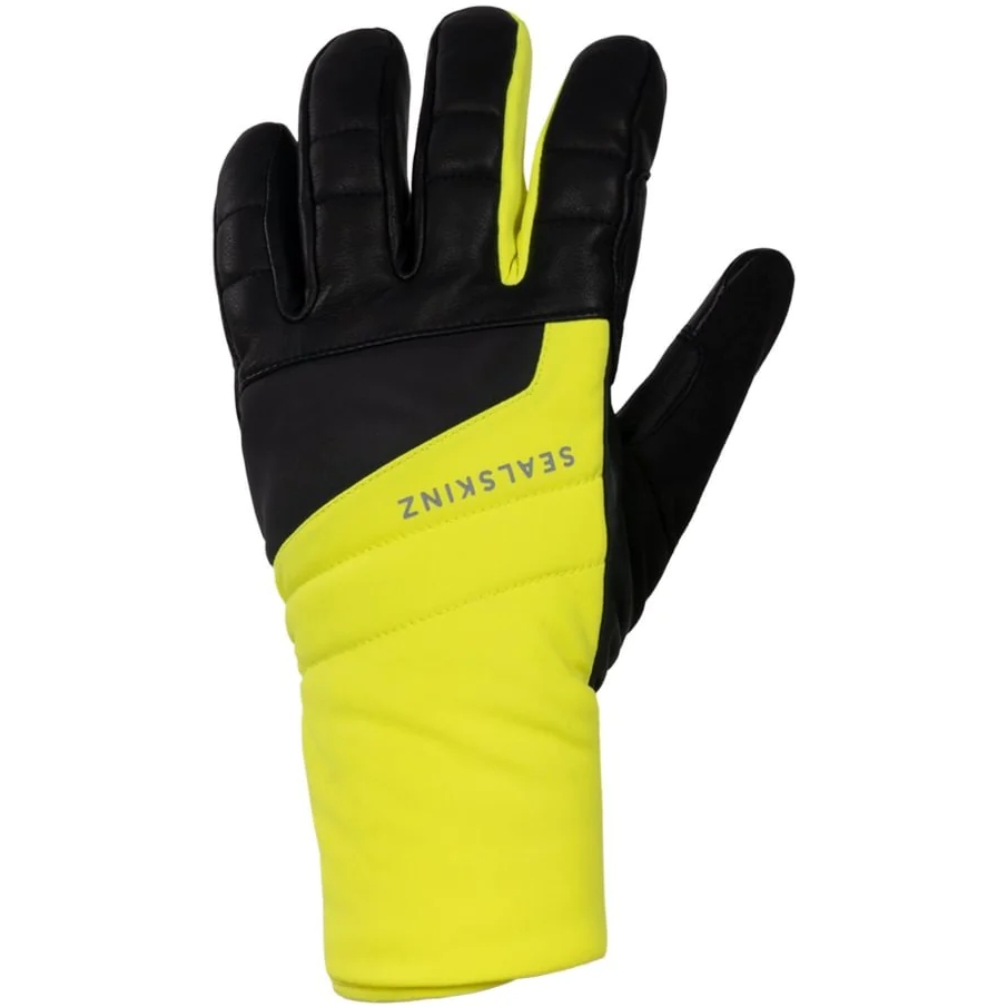 Produktbild von SealSkinz Fring Wasserdichte, bei extremer Kälte isolierte Stulpen-Handschuhe mit Fusion Control™ - Neon Yellow/Black