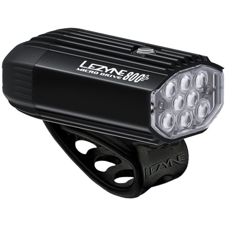 Передняя фара Lezyne Micro Drive 800+ - без СтВЗО - черный сатин