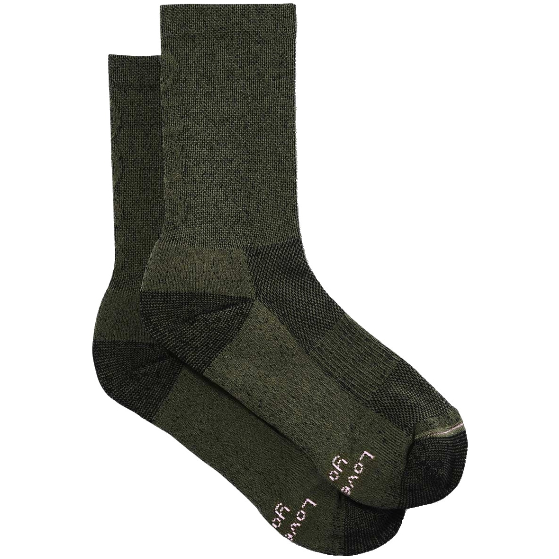 Image of QUOC Extra Fine Merino Tech Socks - green camo