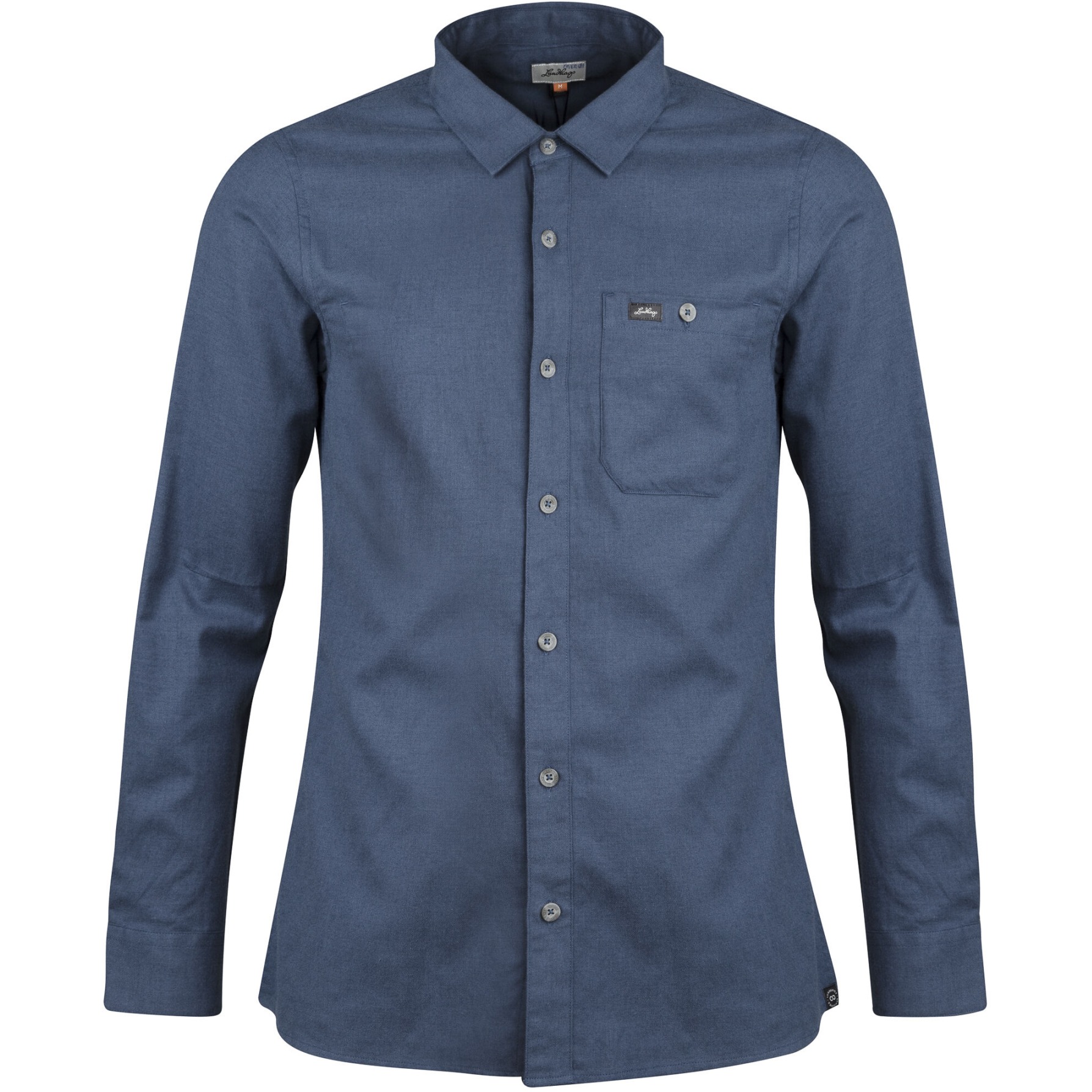 Picture of Lundhags Ekren Solid Long Sleeve Shirt - Mid Blue 465