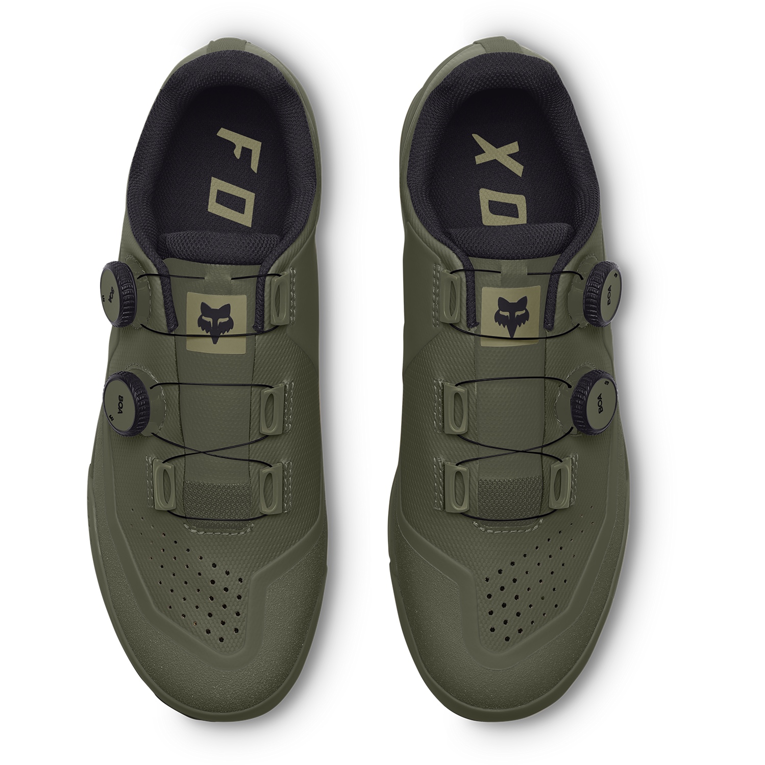 FOX Union BOA Cleated MTB Shoes - olive green | BIKE24