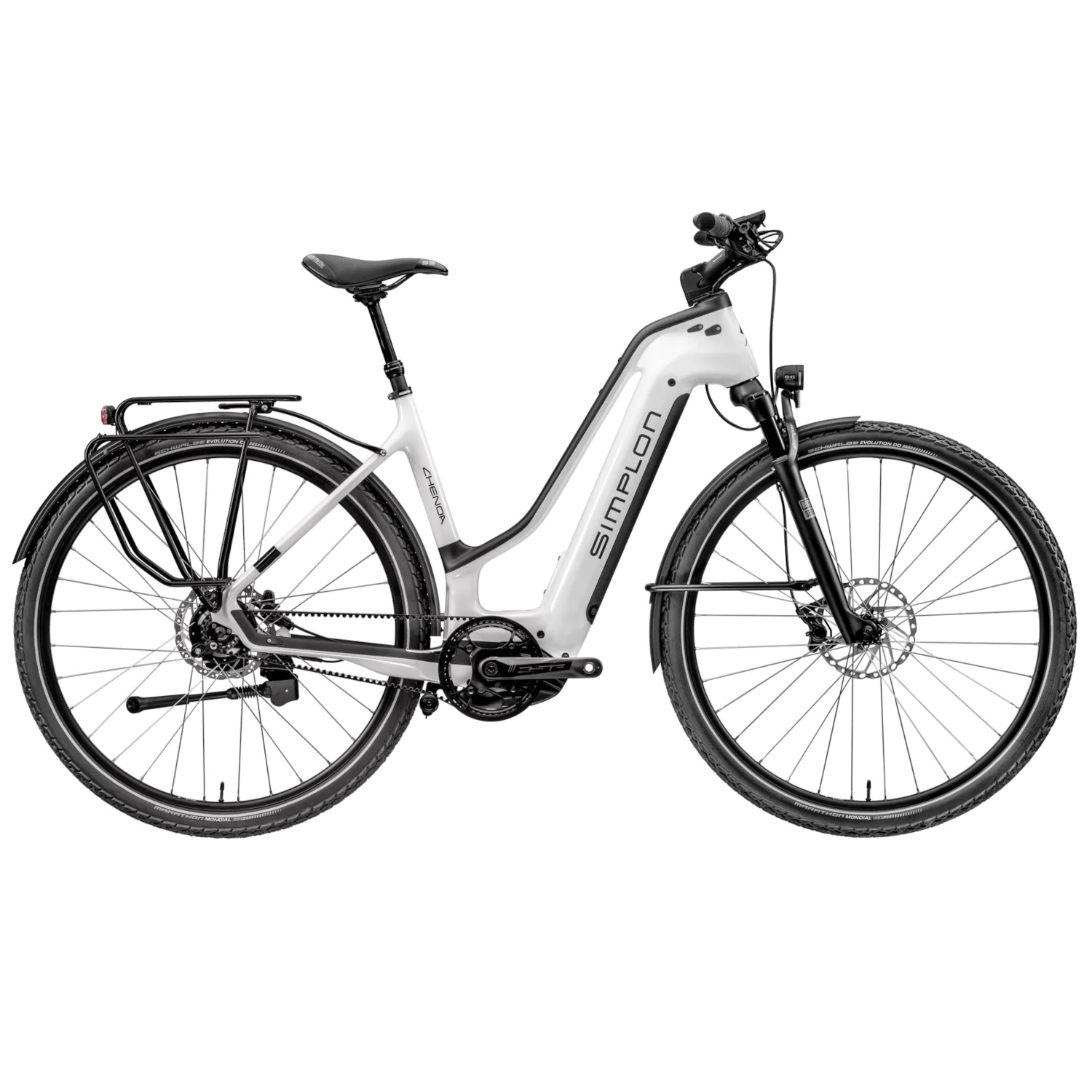 Produktbild von Simplon CHENOA BOSCH CX B3 - XT - Damen Carbon Trekking E-Bike - 2023 - pearlwhite glossy / black matt