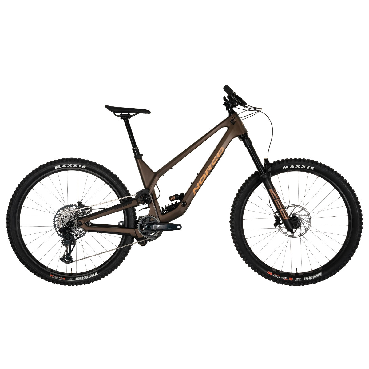 Picture of Norco Range C2 - 29&#039;&#039; Carbon Mountainbike - brown / copper