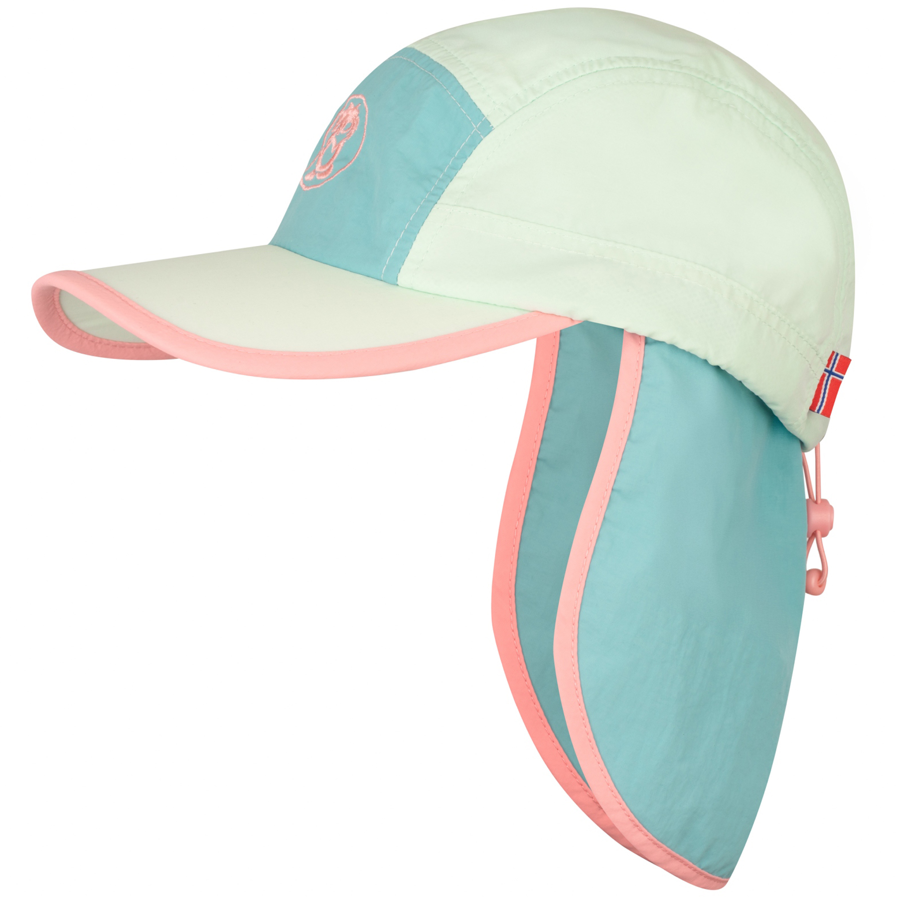 Produktbild von Trollkids Troll XT Sonnen-Cap Kinder - Aqua Haze/Aqua Marble/Peony Rose