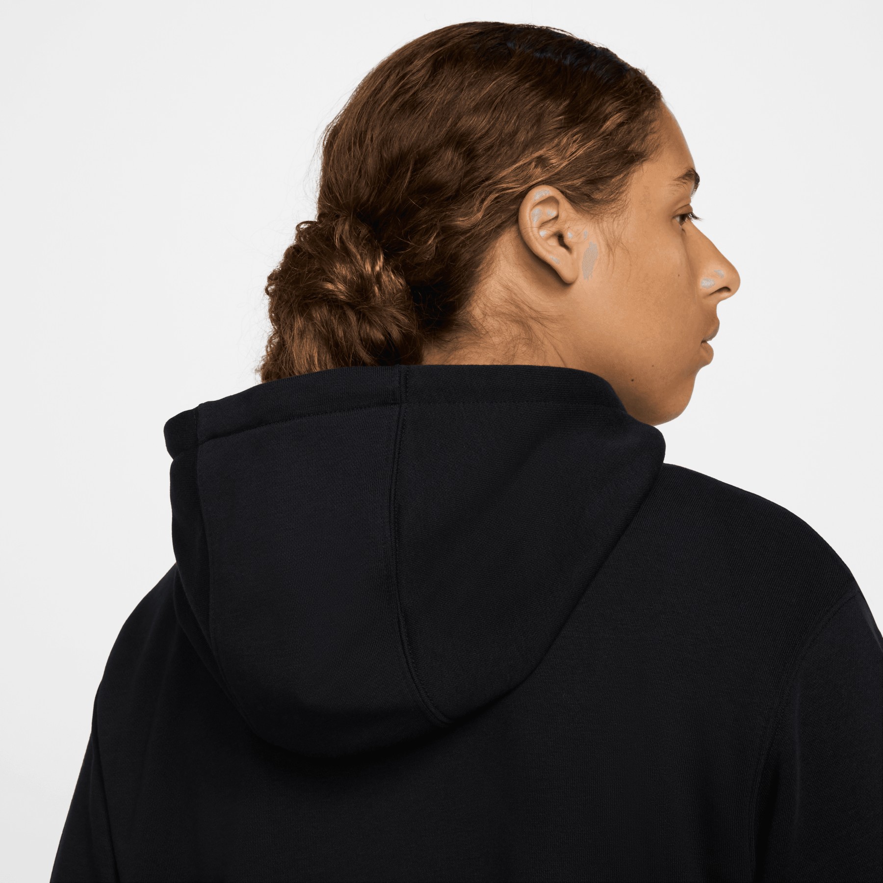 Nike Club Fleece Full Zip Hoody Men - black/black/white